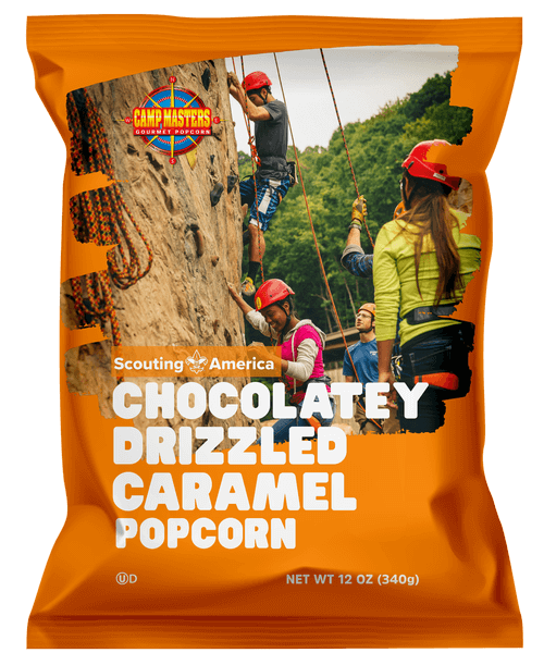 Chocolatey Drizzled Caramel Popcorn