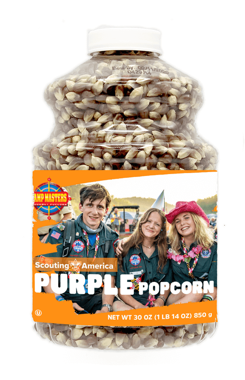 Purple Popping Corn Jar